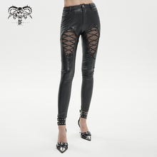 Load image into Gallery viewer, PT200 Punk diamond-shaped Thigh laced up Ladies Pants