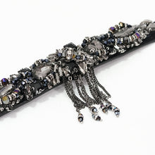 Load image into Gallery viewer, AS101 Gothic diamond tassel thin belt