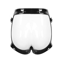 Load image into Gallery viewer, SX020 Punk patent leather sexy open hip short leather pants