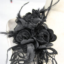 Load image into Gallery viewer, EAS002 sexy lingerie women elastic ribbon lace gothic accessory with roses