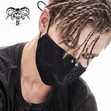 Load image into Gallery viewer, MK026 Punk skeleton printed mesh unisex nailed cotton mask