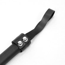 Load image into Gallery viewer, AS120 SM soft black leather long sex whip with tassels