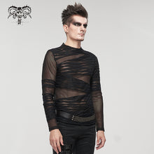 Load image into Gallery viewer, TT174 Men bandage effect knitted T-shirt