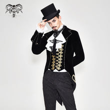 Load image into Gallery viewer, CT099 Devil fashion brand golden disc flowers hand-embroidered gothic men jacket