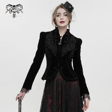 Load image into Gallery viewer, CT19301 women black gothic short jacket