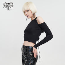 Load image into Gallery viewer, SR012 Strapless hooded woolen knitted sweater