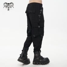 Load image into Gallery viewer, PT183 Three-dimensional chain metal darkness men's overalls