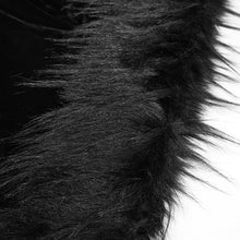 Load image into Gallery viewer, CA02901 Quilted black velvet shawl