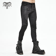 Load image into Gallery viewer, PT137 Punk glued fake two pieces men trousers