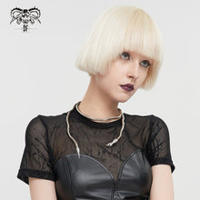 Load image into Gallery viewer, AS137 sliver metal arbitrary shape snake (can be used as a choker or bracelet)