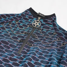Load image into Gallery viewer, TT220 Cyberpunk dream color mesh Long Sleeve Women's T-Shirt