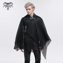 Load image into Gallery viewer, CA033 punk mesh asymmetric shawl
