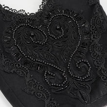 Load image into Gallery viewer, AS09501 black Gothic chain shoulder bag