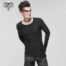 Load image into Gallery viewer, TT177 Coarse mesh asymmetric men T-shirt