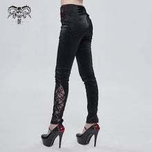Load image into Gallery viewer, PT151 Everyday Gothic Pattern Leather Pants