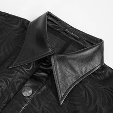 Load image into Gallery viewer, SHT085 Punk tree-grain see-through shirt