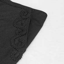Load image into Gallery viewer, PT13901 black Gothic daily life trousers