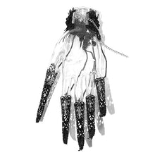 Load image into Gallery viewer, AS051 gothic sexy women lace bracelet with decoration fingerstall
