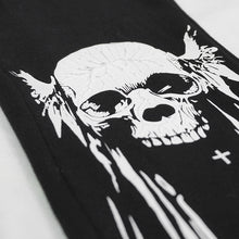 Load image into Gallery viewer, PT136 Punk skull-wing printed leggings