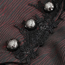 Load image into Gallery viewer, CT170 Wavy pattern Gothic Short Jacket with Detachable Hem