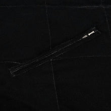 Load image into Gallery viewer, CA02901 Quilted black velvet shawl
