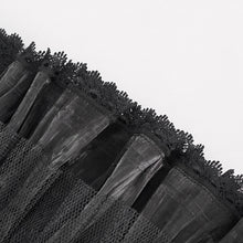 Load image into Gallery viewer, AS07601 Unisex Gothic black pleated high neck collar