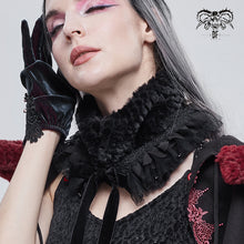 Load image into Gallery viewer, AS10701 Dark grained plush neckerchief (headband)