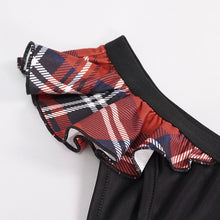 Load image into Gallery viewer, SST019B Scottish red plaid swim shorts