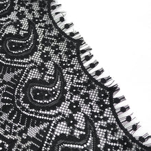 Load image into Gallery viewer, CA023 Lace fringed shawl