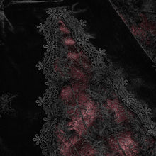 Load image into Gallery viewer, ESKT032 Burgundy Gothic Sling Dress
