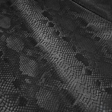 Load image into Gallery viewer, SKT124 Snakeskin pattern symmetrical slit skirt