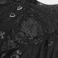 Load image into Gallery viewer, SKT152 Black Cross Printed Dress