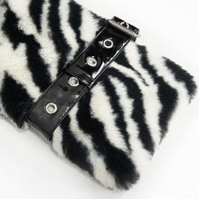 Load image into Gallery viewer, CT182 women black and white striped quilted wool jacket