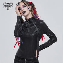 Load image into Gallery viewer, TT179 Cyberpunk style high neck everyday T-shirt
