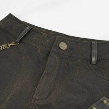 Load image into Gallery viewer, PT143 Steampunk Gear Shorts