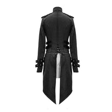 Load image into Gallery viewer, CT131 five-pointed star spiked zipper up punk mesh women coat with loops