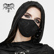 Load image into Gallery viewer, MK02301 devil fashion unisex 3D wing printing punk black cotton mask