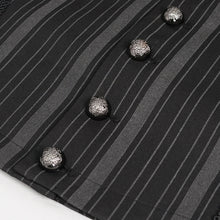Load image into Gallery viewer, WT06601 Striped Removable Swallowtail Men's Vest