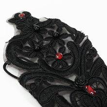 Load image into Gallery viewer, GE019 Gothic flower-shaped sleeves with diamonds