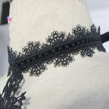 Load image into Gallery viewer, ESKT024S Mysterious Night transparent lace high waist sexy lingerie women halter long dress