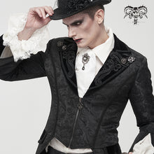 Load image into Gallery viewer, CT192 Gothic pattern swallowtail coat