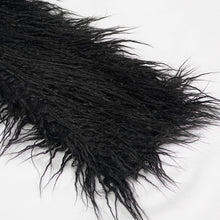 Load image into Gallery viewer, CA02602 Gothic wine fur collar velvet cloak
