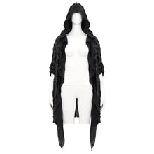 Load image into Gallery viewer, CT184 Diablo Tattered Hooded Knit Jacket