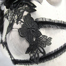 Load image into Gallery viewer, EAS002 sexy lingerie women elastic ribbon lace gothic accessory with roses