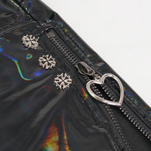 Load image into Gallery viewer, PT166 Punk iridescent Super Stretch Women's Leather Shorts