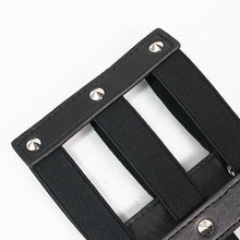 Load image into Gallery viewer, AS096 Punk three horizontal metal buckle girdle