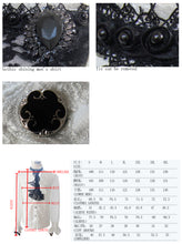 Load image into Gallery viewer, SHT01002 Gothic festival Paisley patterned lace sleeves white gentle men shirts with bow tie