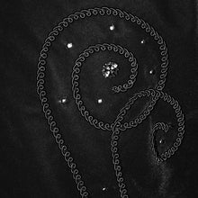 Load image into Gallery viewer, CT13401 Hand-embroidered cape collar black velveteen gothic coat for men