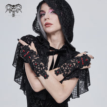 Load image into Gallery viewer, GE019 Gothic flower-shaped sleeves with diamonds