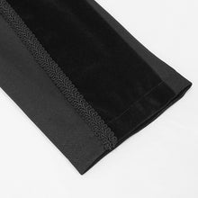 Load image into Gallery viewer, CT17401 black Gothic men dress coat